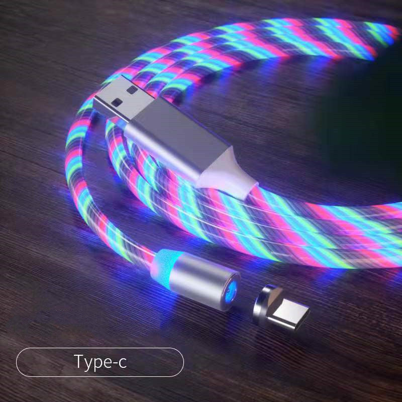 USB Cable LED Magnet Charger Type-C