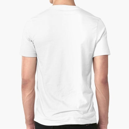 Men'S Dark Black Skull Pattern Print Trendy T-Shirt
