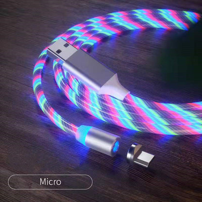 USB Cable LED Magnet Charger Type-C