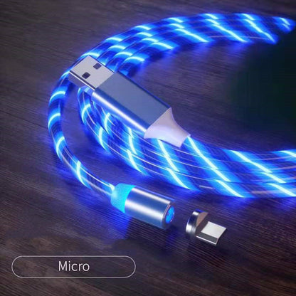 USB Cable LED Magnet Charger Type-C