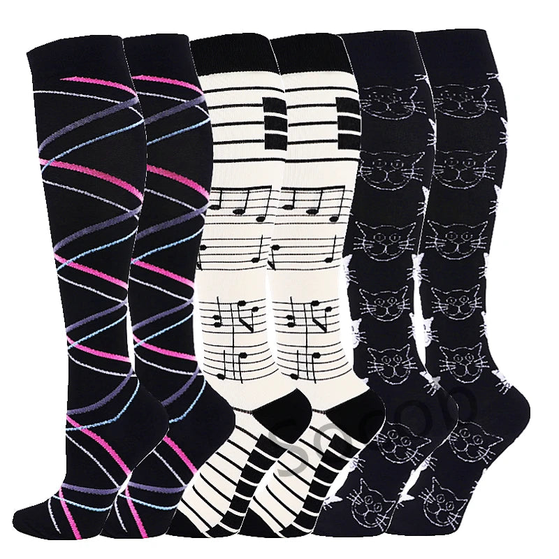 Pairs Compression 6/7  Socks Women Men