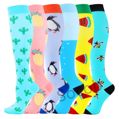 Pairs Compression 6/7  Socks Women Men