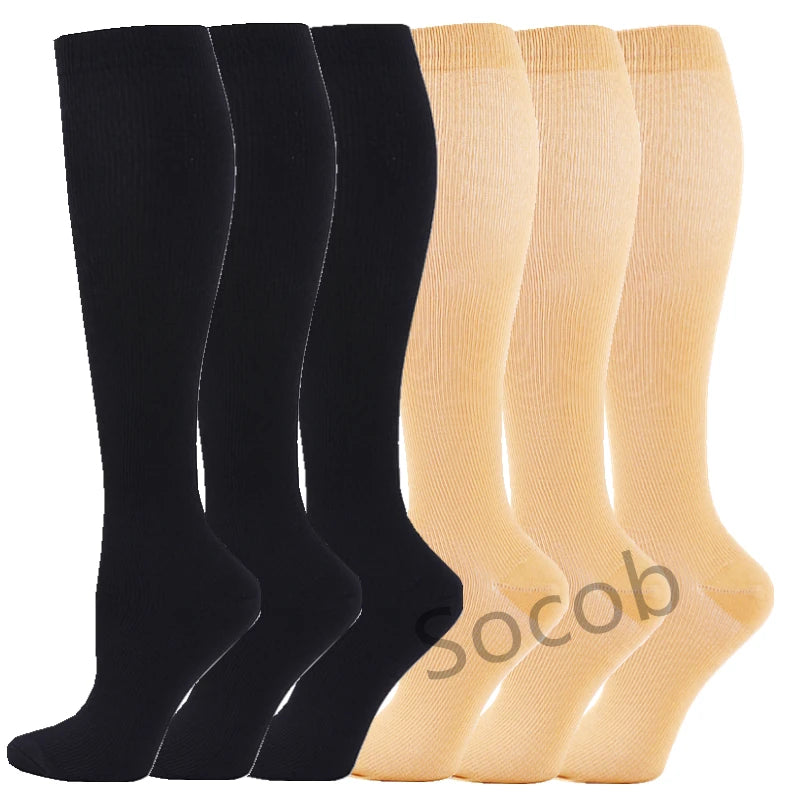 Pairs Compression 6/7  Socks Women Men