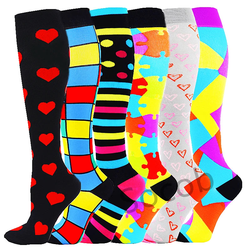 Pairs Compression 6/7  Socks Women Men