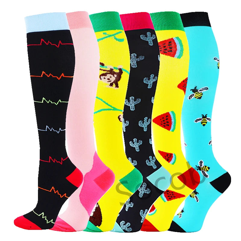 Pairs Compression 6/7  Socks Women Men