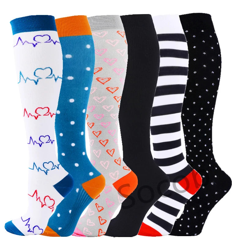 Pairs Compression 6/7  Socks Women Men