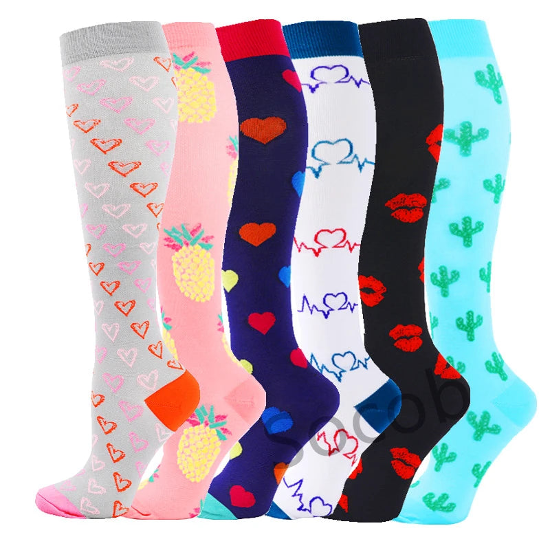 Pairs Compression 6/7  Socks Women Men