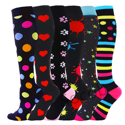 Pairs Compression 6/7  Socks Women Men