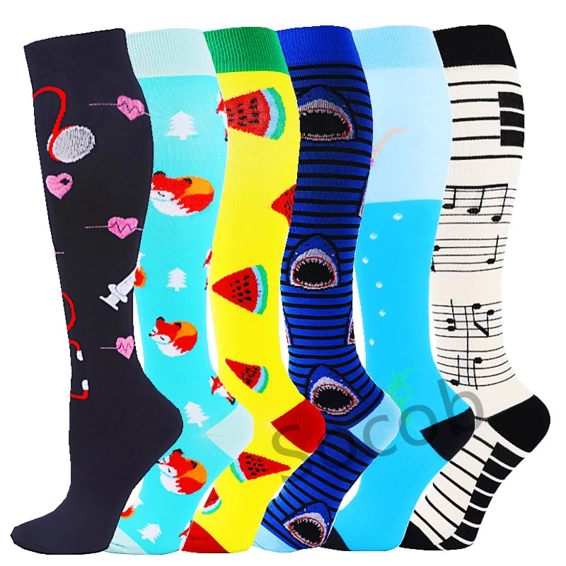 Pairs Compression 6/7  Socks Women Men