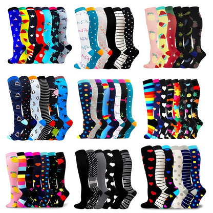 Pairs Compression 6/7  Socks Women Men