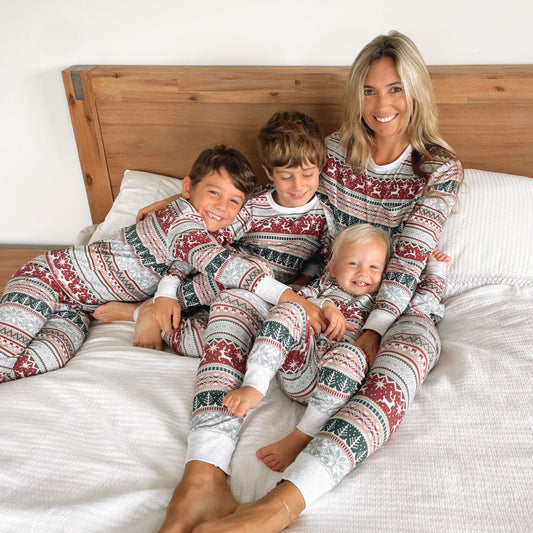 Pajama Christmas Family Parent-Child